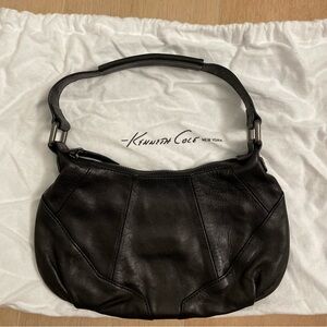 NWOT KENNETH COLE Black Leather Handbag